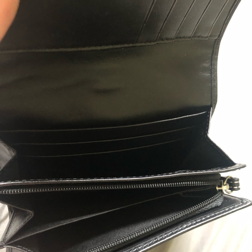 Coach Black and Gray Signature Buckle Wallet vintage Y2K like new - Picture 3 of 5